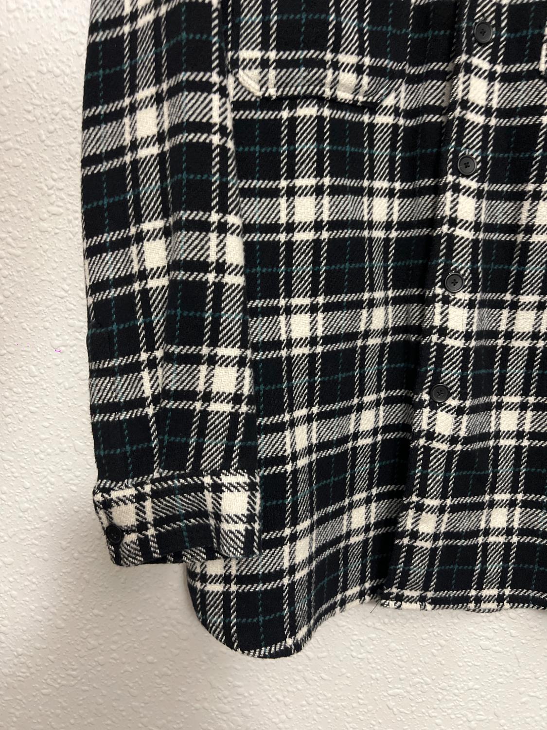 TEXTURED CHECK OVERSHIRT - Image 2