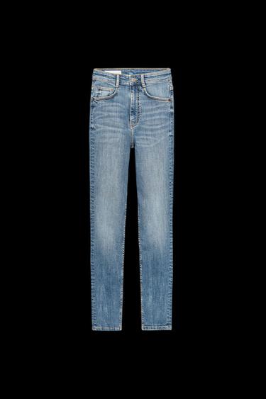 TRF SKINNY-JEANS MIT HOHEM BUND - Hellblau von Zara - Bild 0