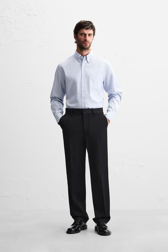 TEXTURED STRIPED SHIRT