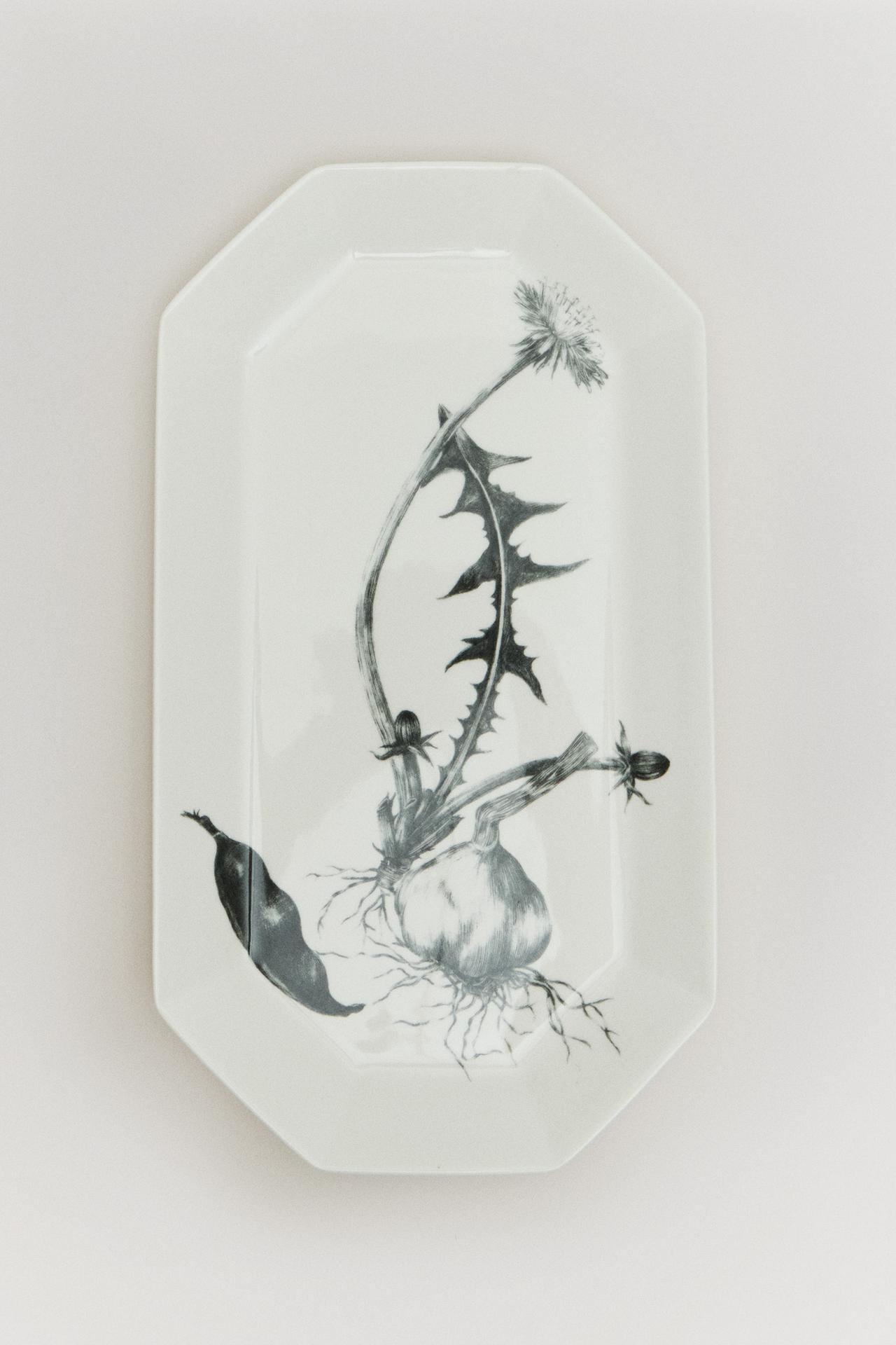 THE SKY OCTAGONAL RECTANGULAR TRAY — White