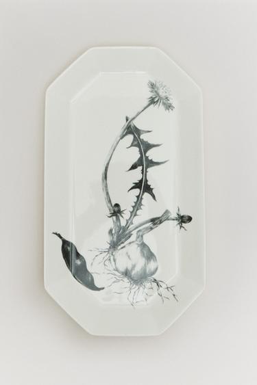 THE SKY OCTAGONAL RECTANGULAR TRAY — White 2