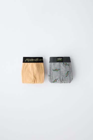 AGES 6-14/ TWO-PACK OF MAUI & SONS ® BOXERS - Orange by Zara - Image 4