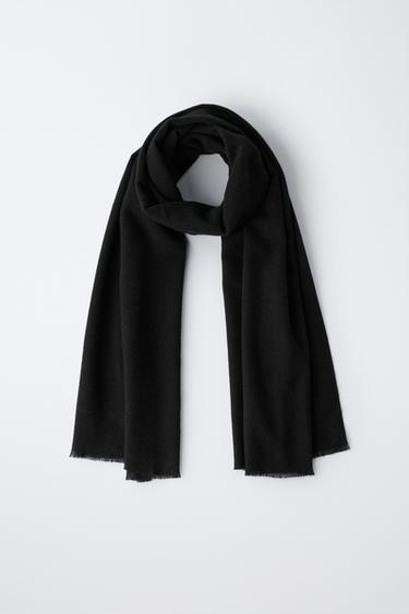 ÉCHARPE DOUCE - Noir de Zara
