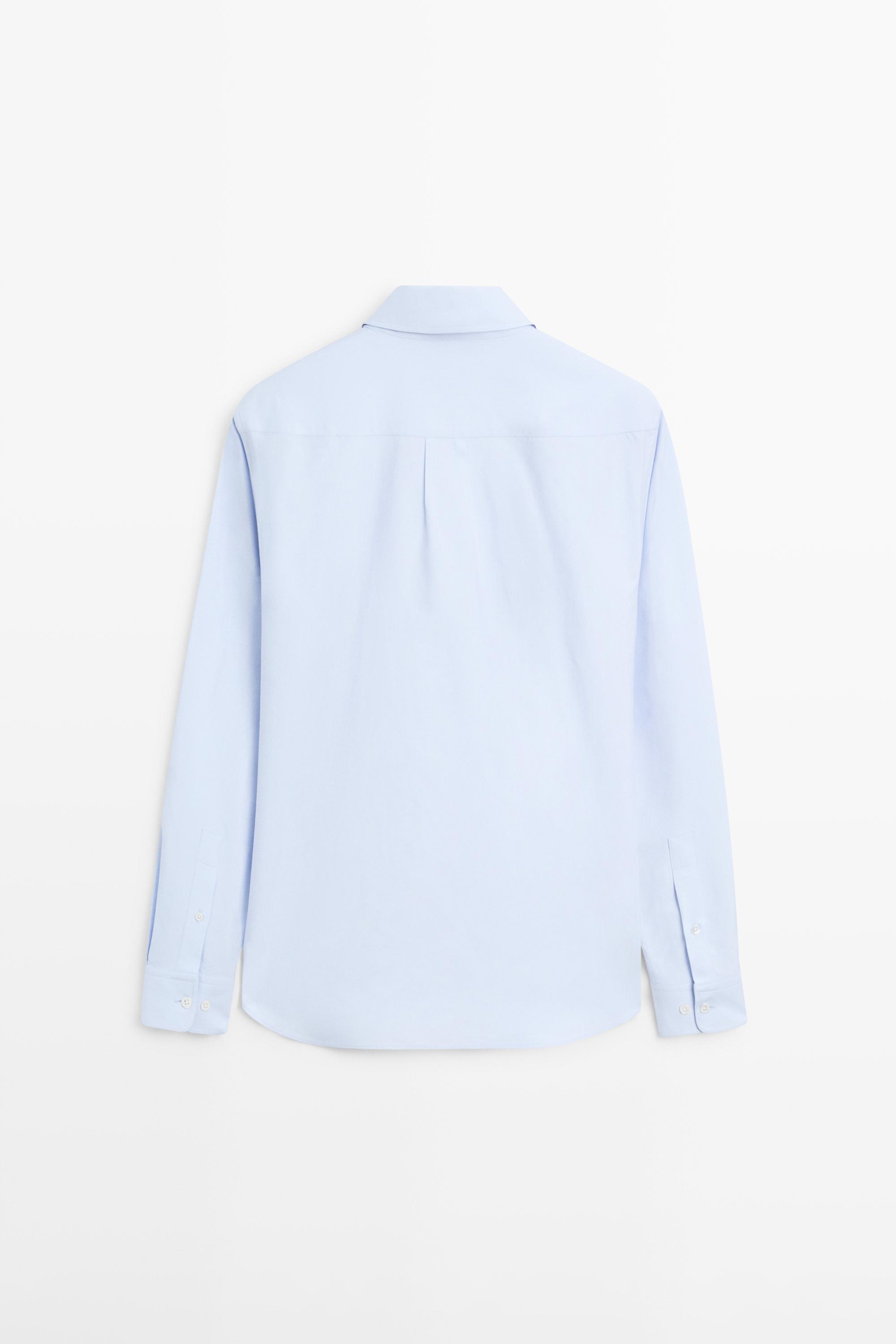 Chemise slim en coton
