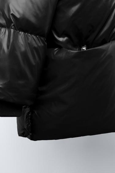 DOUDOUNE PLUME ET DUVET DÉPERLANTE ET COUPE-VENT - Noir de Zara - Image 5