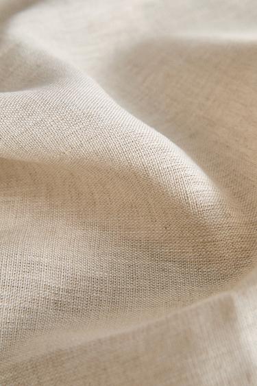 PACK SERVIETTES DE TABLE LIN DOUBLE TISSU (LOT DE 2) - Beige clair de Zara - Image 3