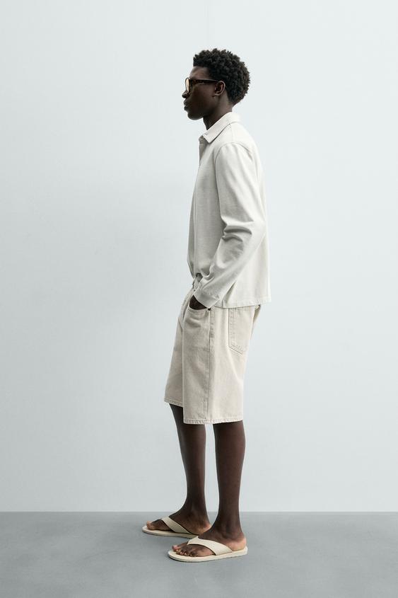 Bermudy jeansowe regular fit