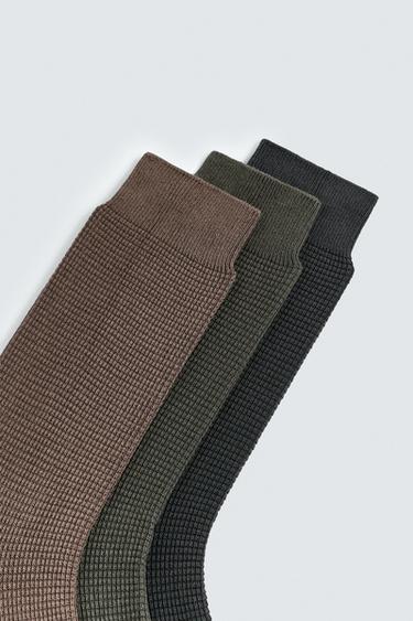 3-PACK OF CHECK SOCKS - various by Zara - Image 2