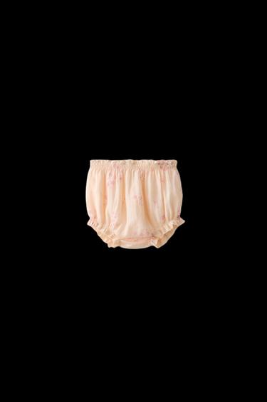 LIMITED EDITION 100% RAMIE FLORAL BRIEFS - Pinks by Zara
