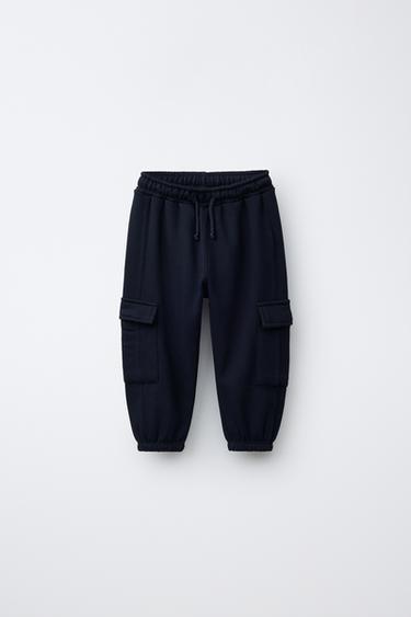 PANTALÓN CARGO - Azul de Zara - Imagen 0