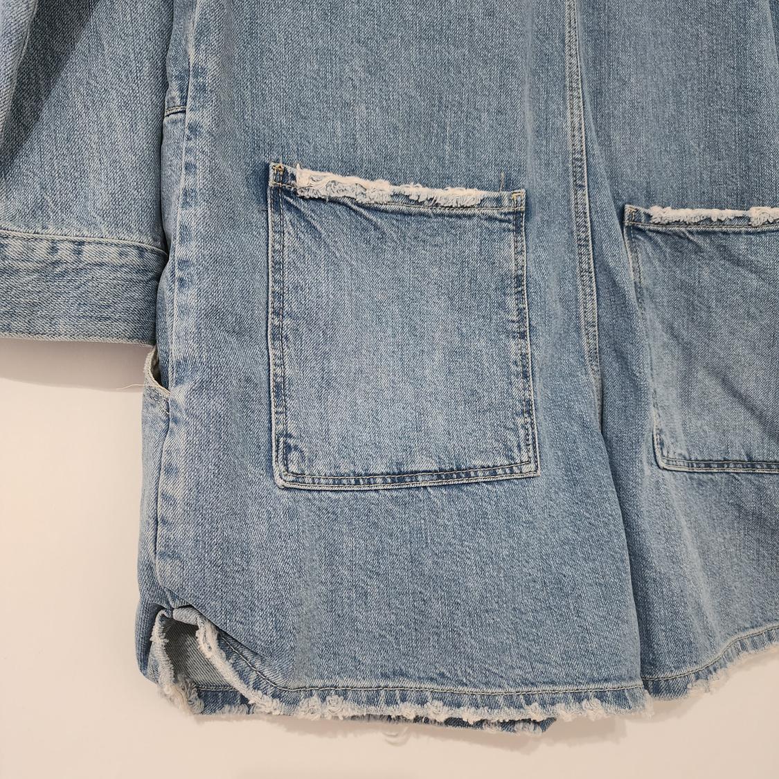 TRF DENIM LONG SLEEVE ROMPER - Image 3