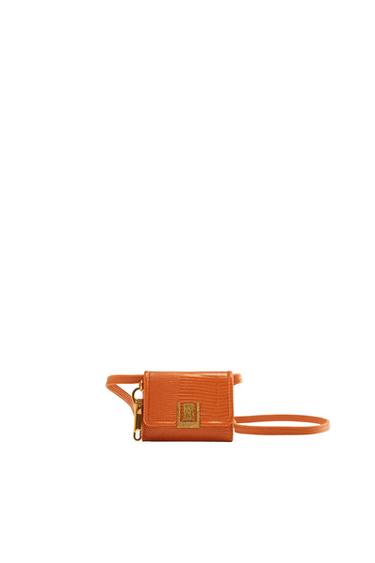 ANIMAL EMBOSSED LEATHER CARD HOLDER