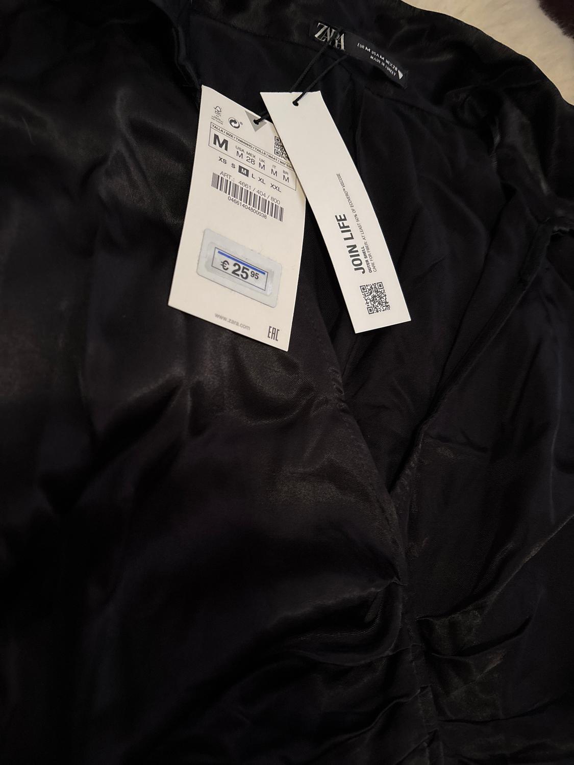 SATIN SHIRT WITH GATHERING - Image 3