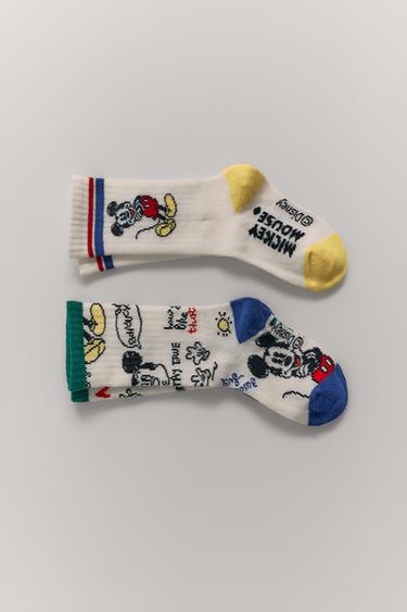 PACK DOS CALCETINES LARGOS MICKEY MOUSE © DISNEY - Arena de Zara