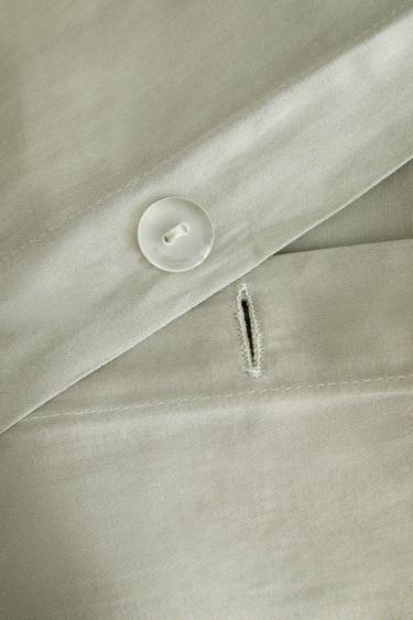 DRAP-HOUSSE SATIN | 30 CM DE HAUT (300 FILS) - Vert de Zara - Image 4