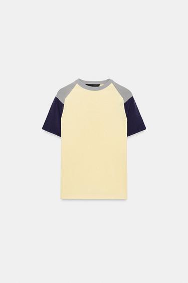 TOP PUNTO COLOR BLOCK - Multicolor de Zara