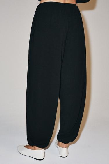 PANTALON BOUFFANT - Noir de Zara - Image 2