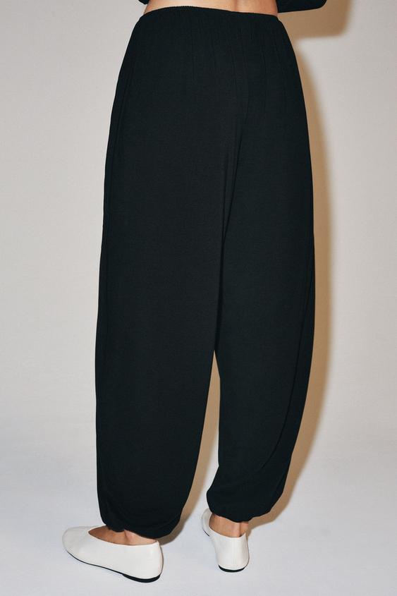 PANTALON BOUFFANT - Noir de Zara - Image 2