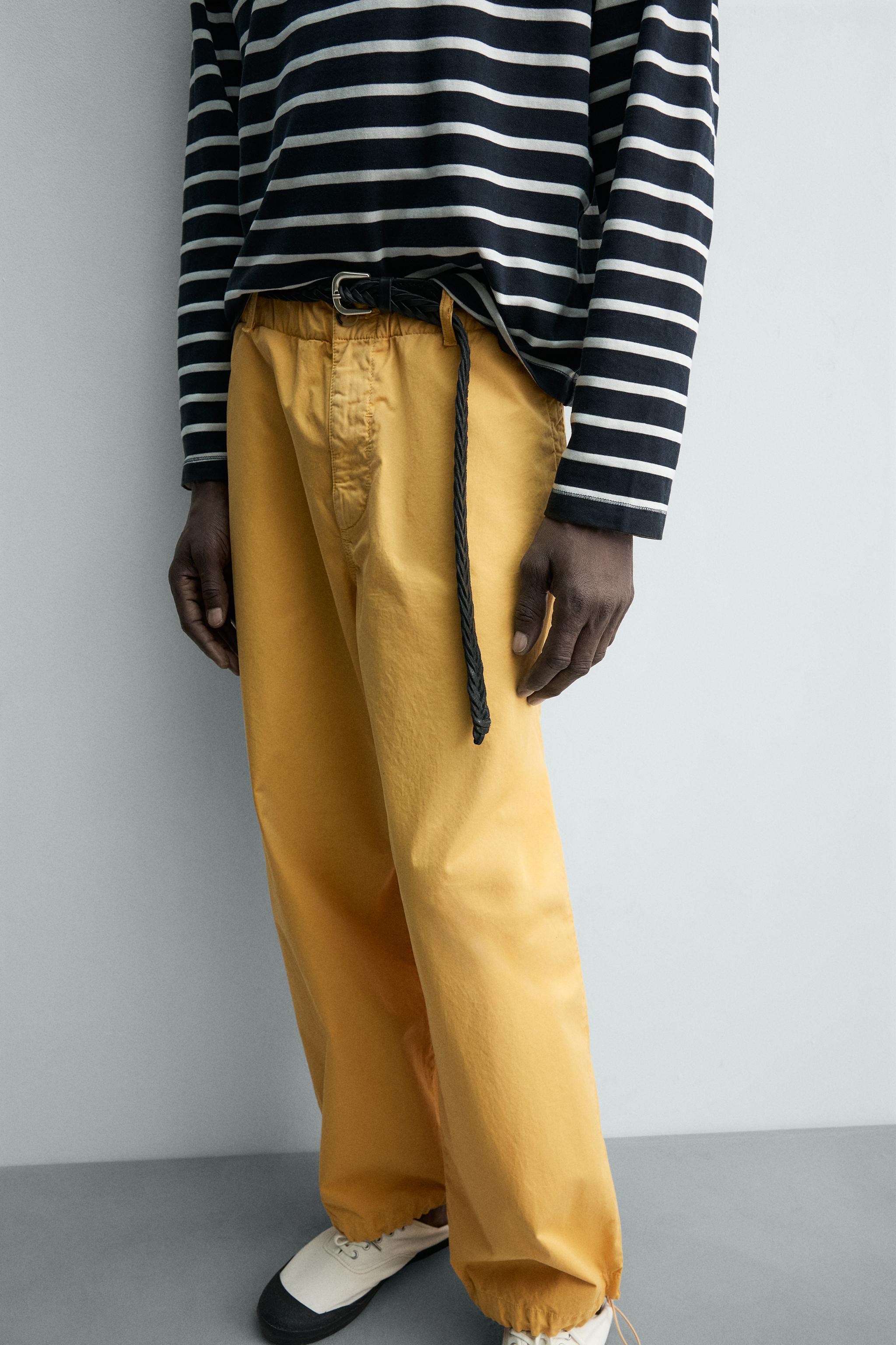 PANTALON RELAXED COTON AARON LEVINE X ZARA