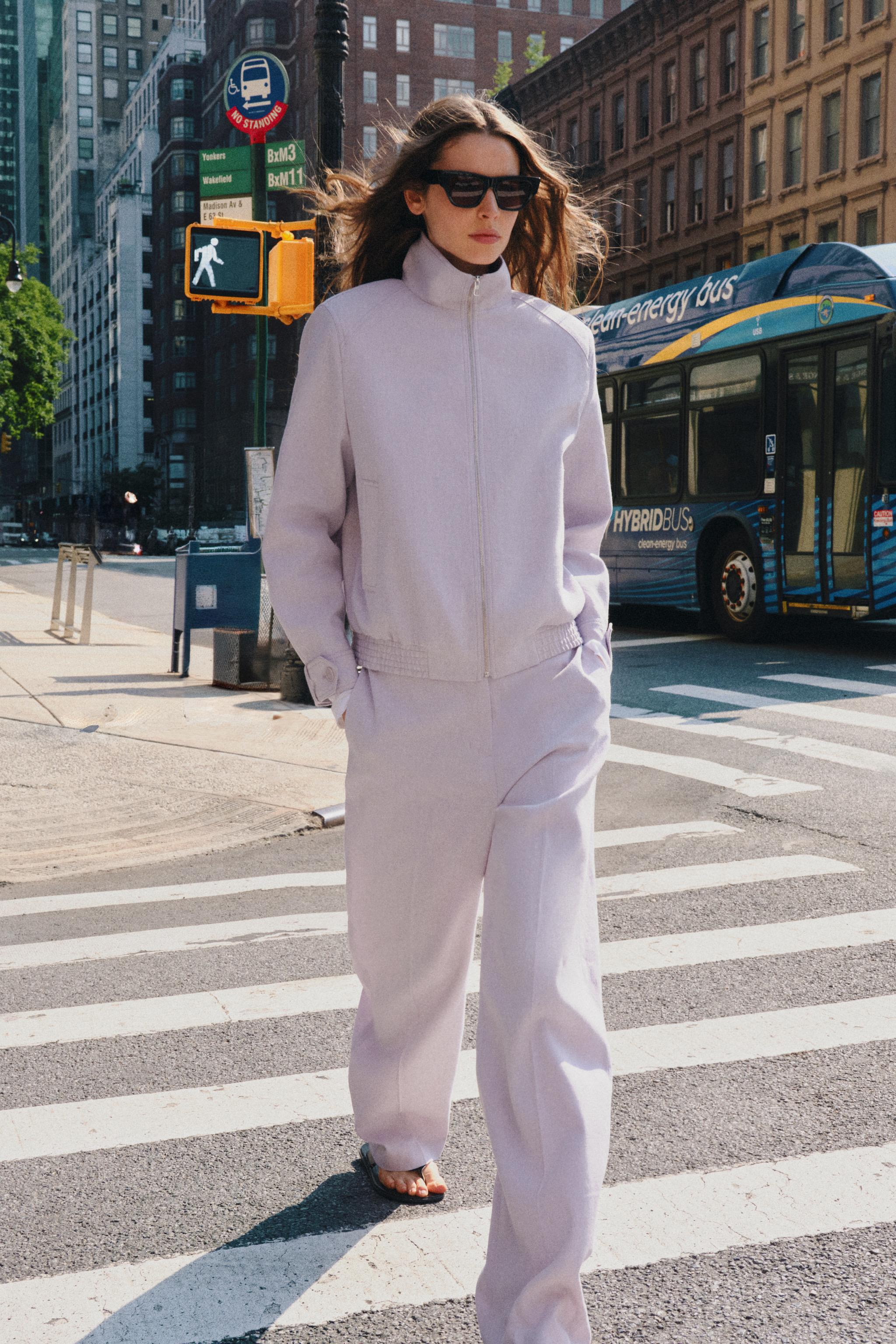 ZW COLLECTION BALLOON TROUSERS — Mauve