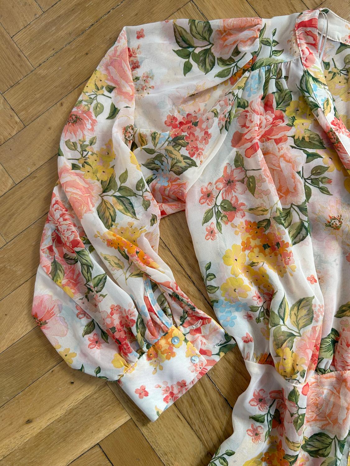 FLORAL PRINT BLOUSE - Image 4