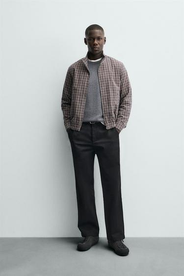 بنطلون تشينو بقصة عادية - أسود by Zara - Image 0