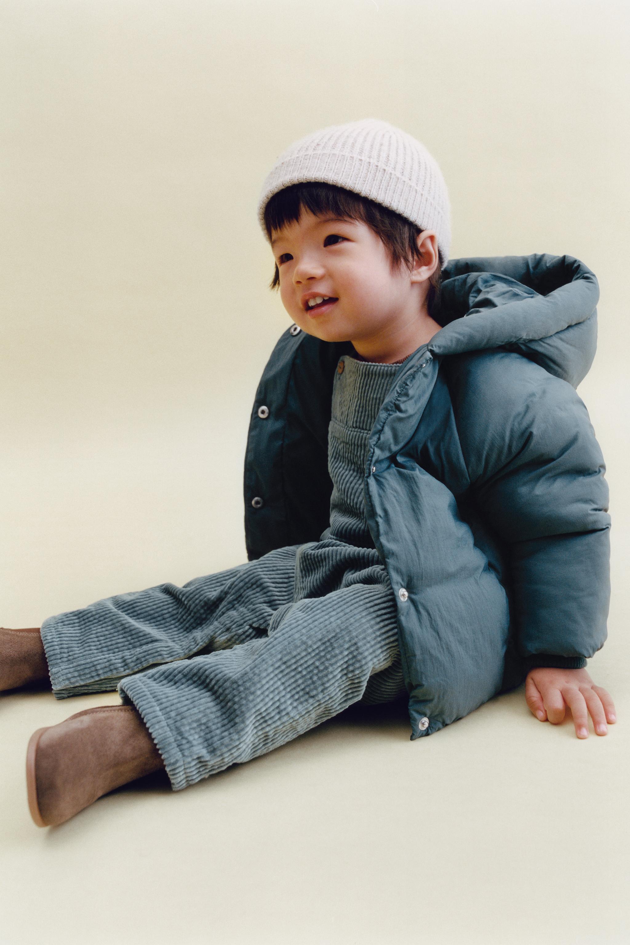 厚手コーデュロイオーバーオール - ブルー | ZARA Japan / 日本