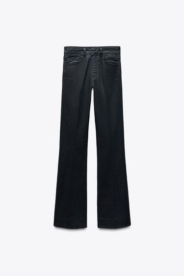 ZWコレクション ブーツカット ミッドライズジーンズダークグレーZaraのZWコレクション ブーツカット ミッドライズジーンズ - ダークグレー 