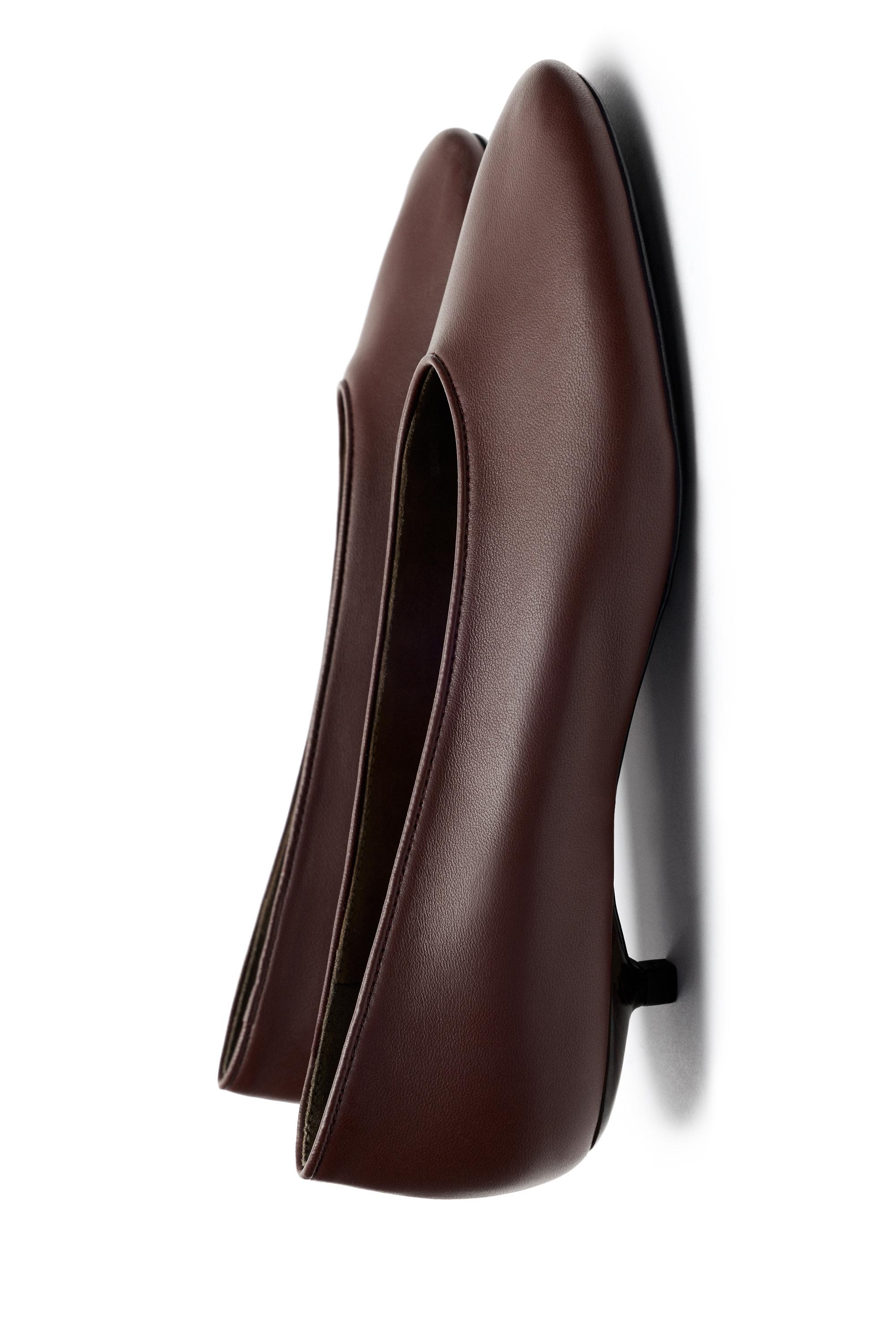 Low heel leather ballet flat - LIMITED EDITION
