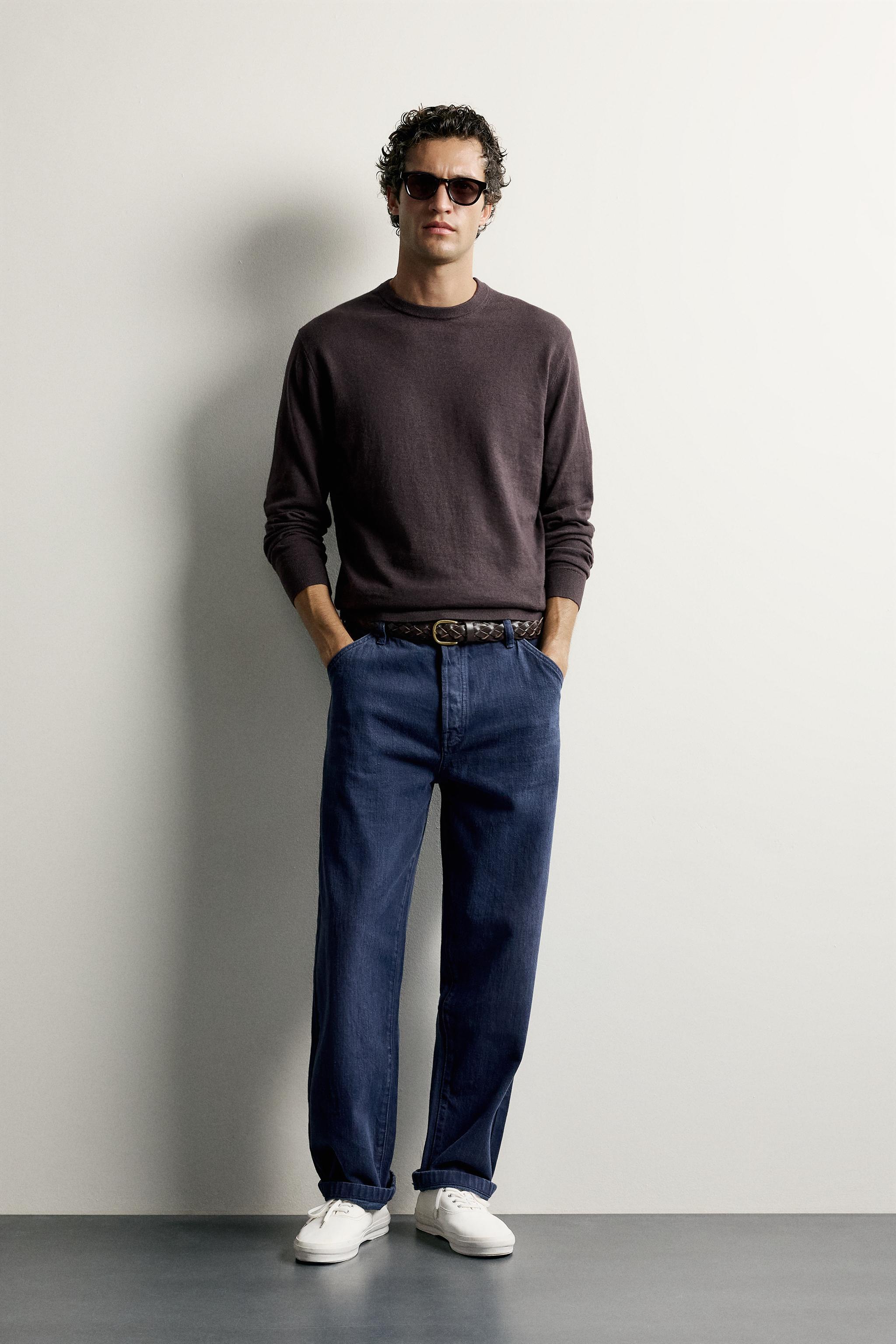 Zara REGULAR FIT PAMUK - KAŞMİR KAZAK