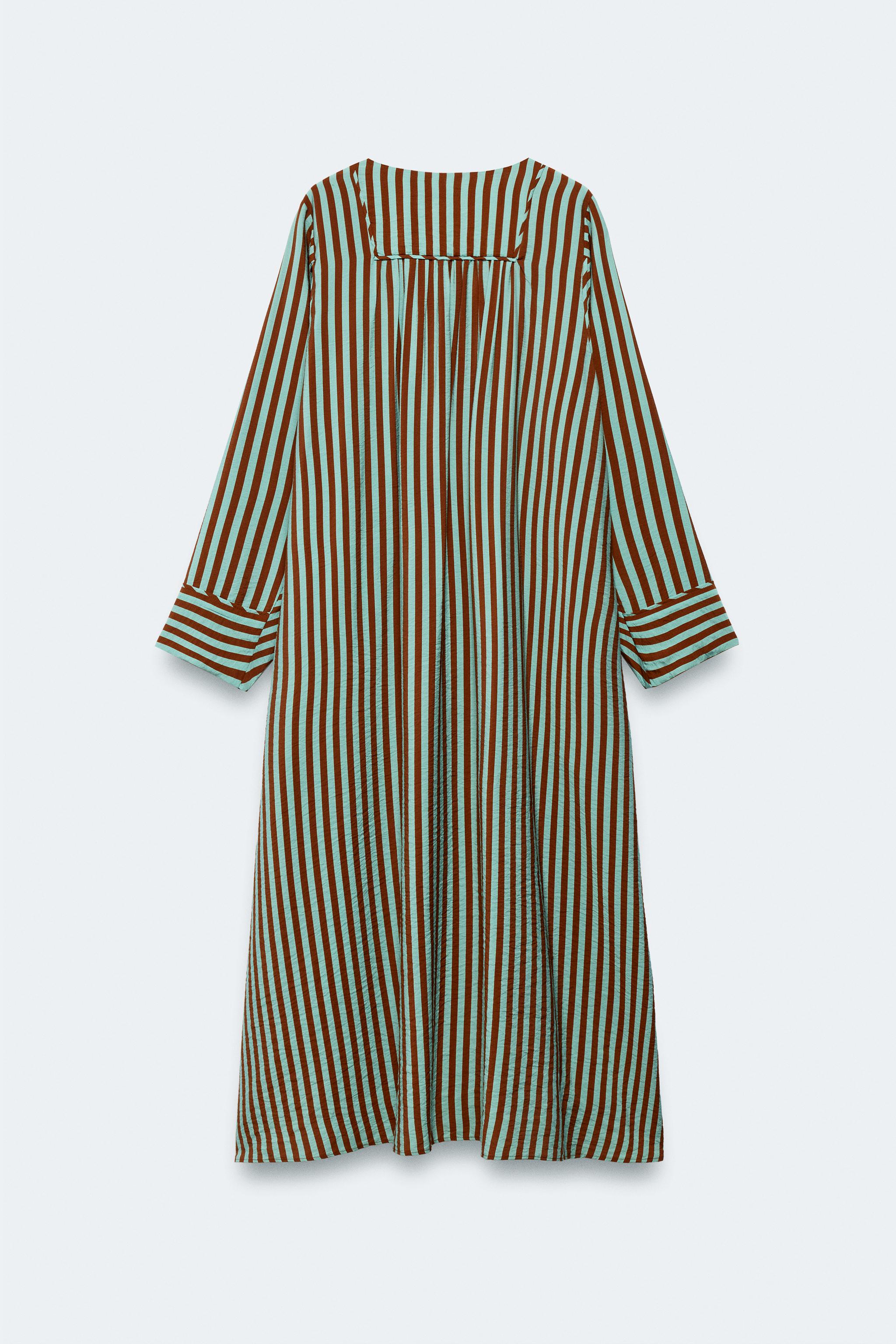 LIMITED EDITION STRIPED KAFTAN DRESS