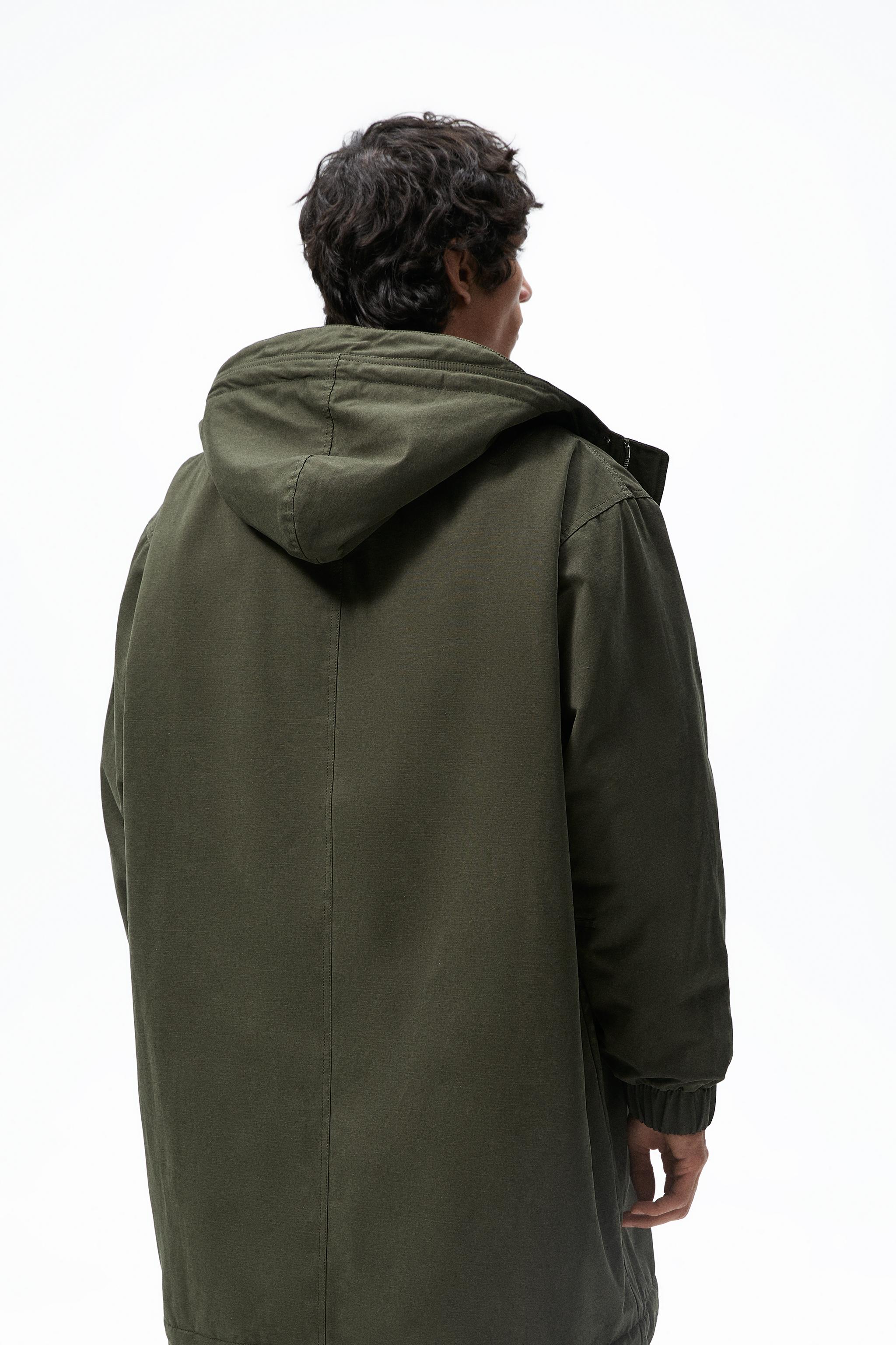 PARKA WITH CONTRAST FAUX FUR TRIMS - Khaki | ZARA Saudi Arabia