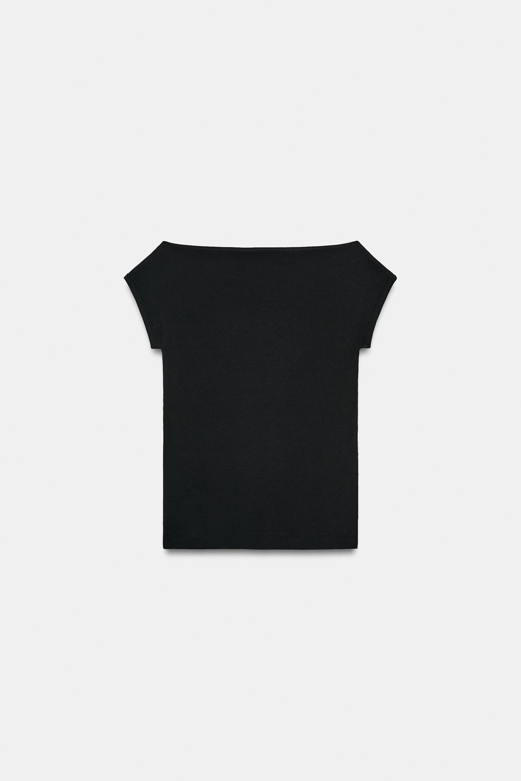 BOAT NECK T-SHIRT