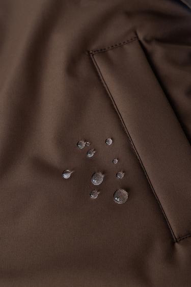 LONG WATERPROOF AND WINDPROOF BIB TROUSERS WITH POCKETS, RECCO® SYSTEM, SKI COLLECTION - Chocolate by Zara - Image 6