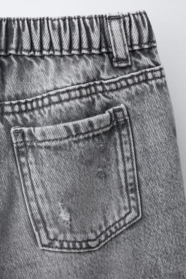 JEAN LARGE CŒUR - Gris de Zara - Image 3