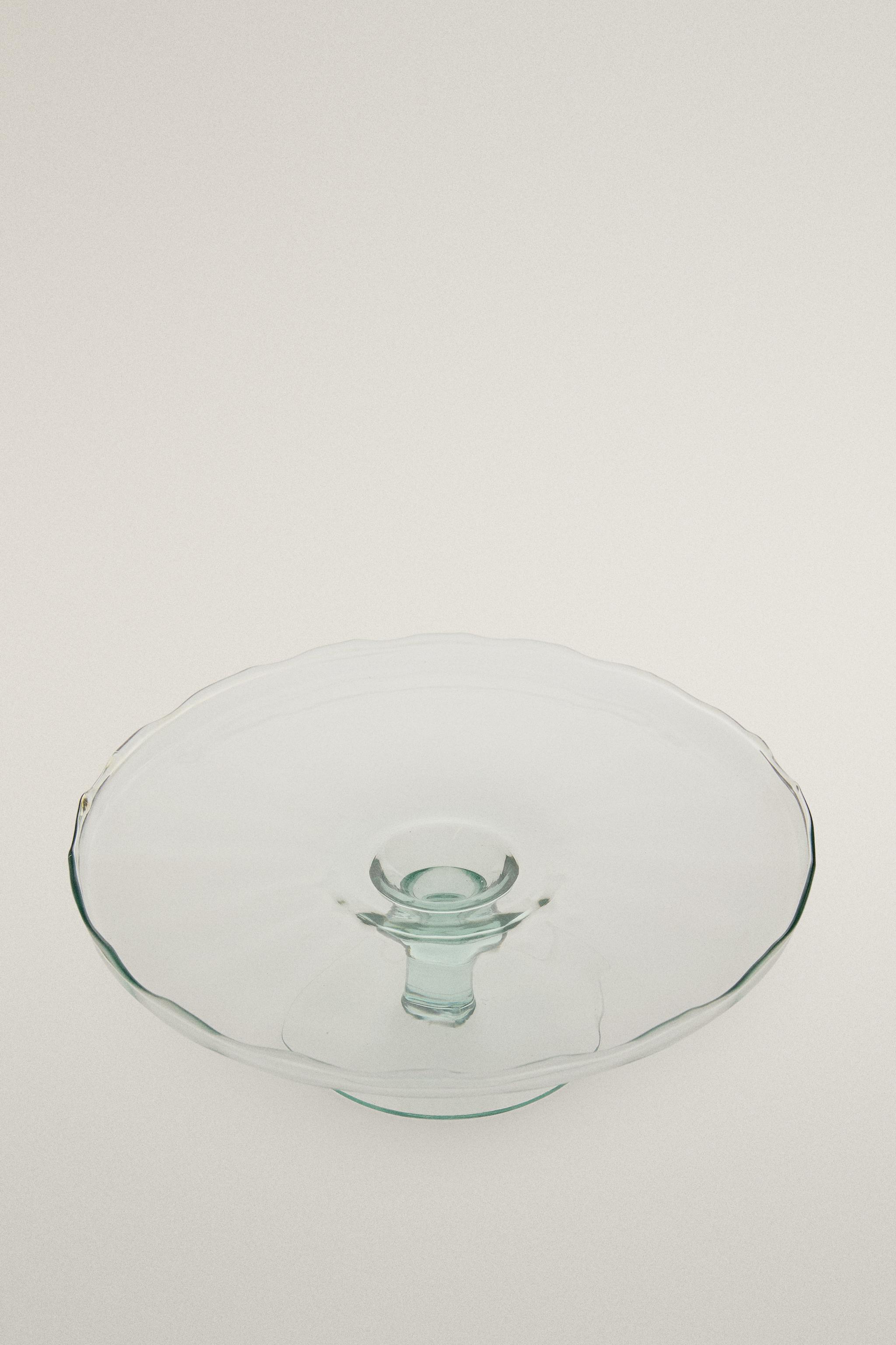 PLAT À GÂTEAU EN VERRE