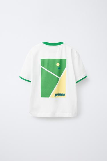 PRINCE ® PRINT T-SHIRT - White by Zara - Image 1