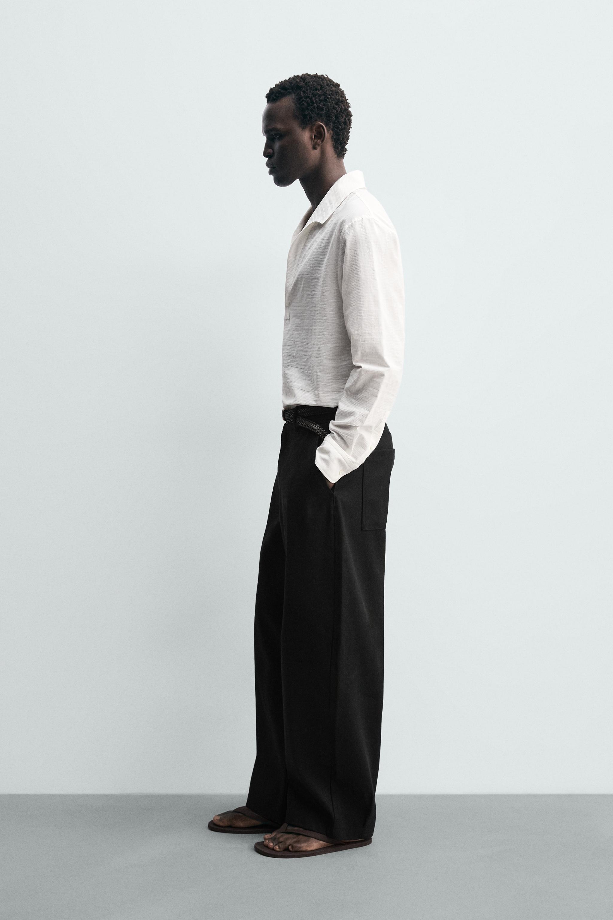 TEXTURED POLO SHIRT
