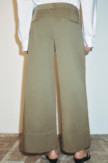 JUPE-CULOTTE Z1975 À POCHES - Kaki de Zara - Image 2