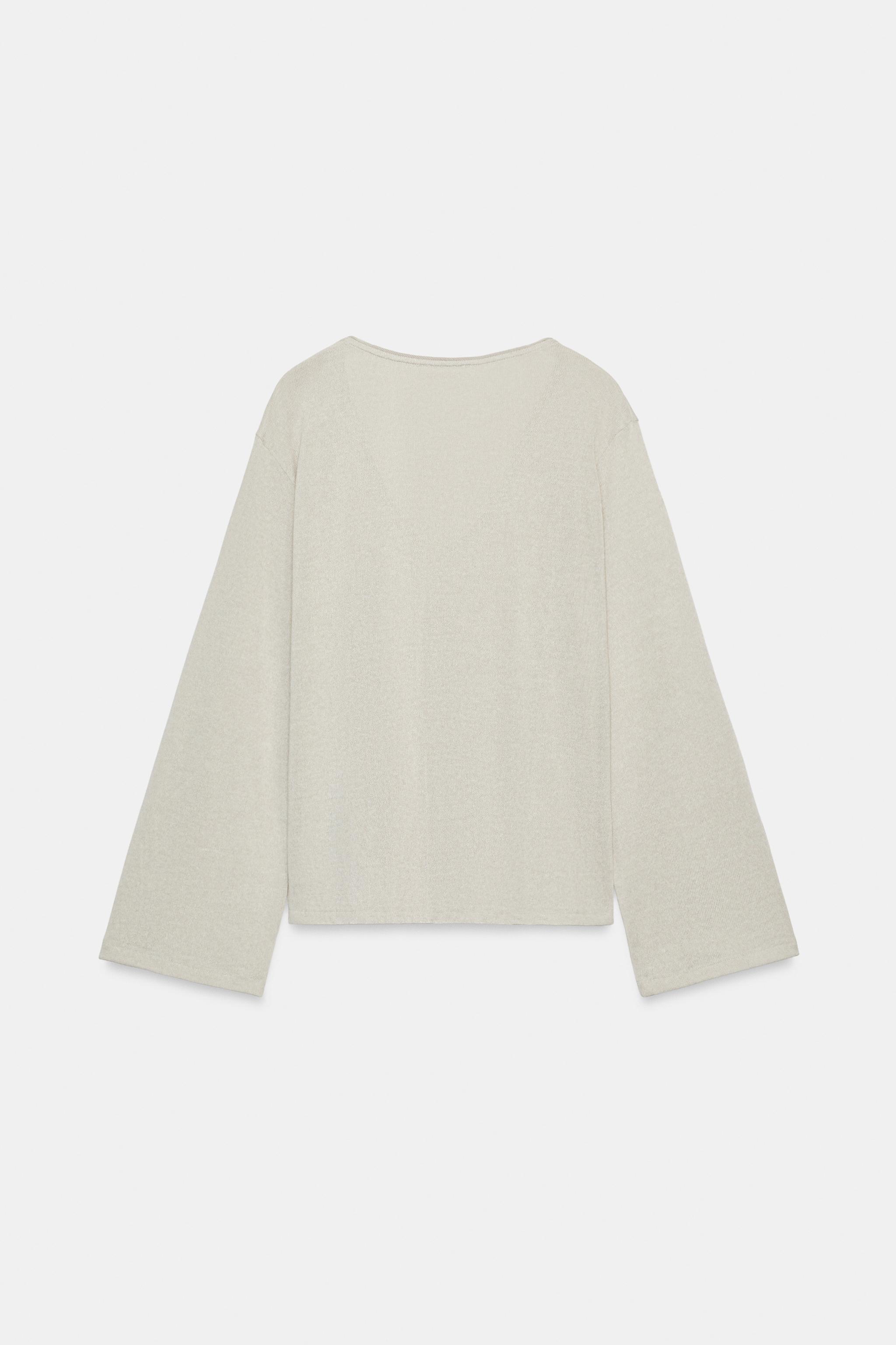 T-SHIRT RUSTIQUE COL EN V