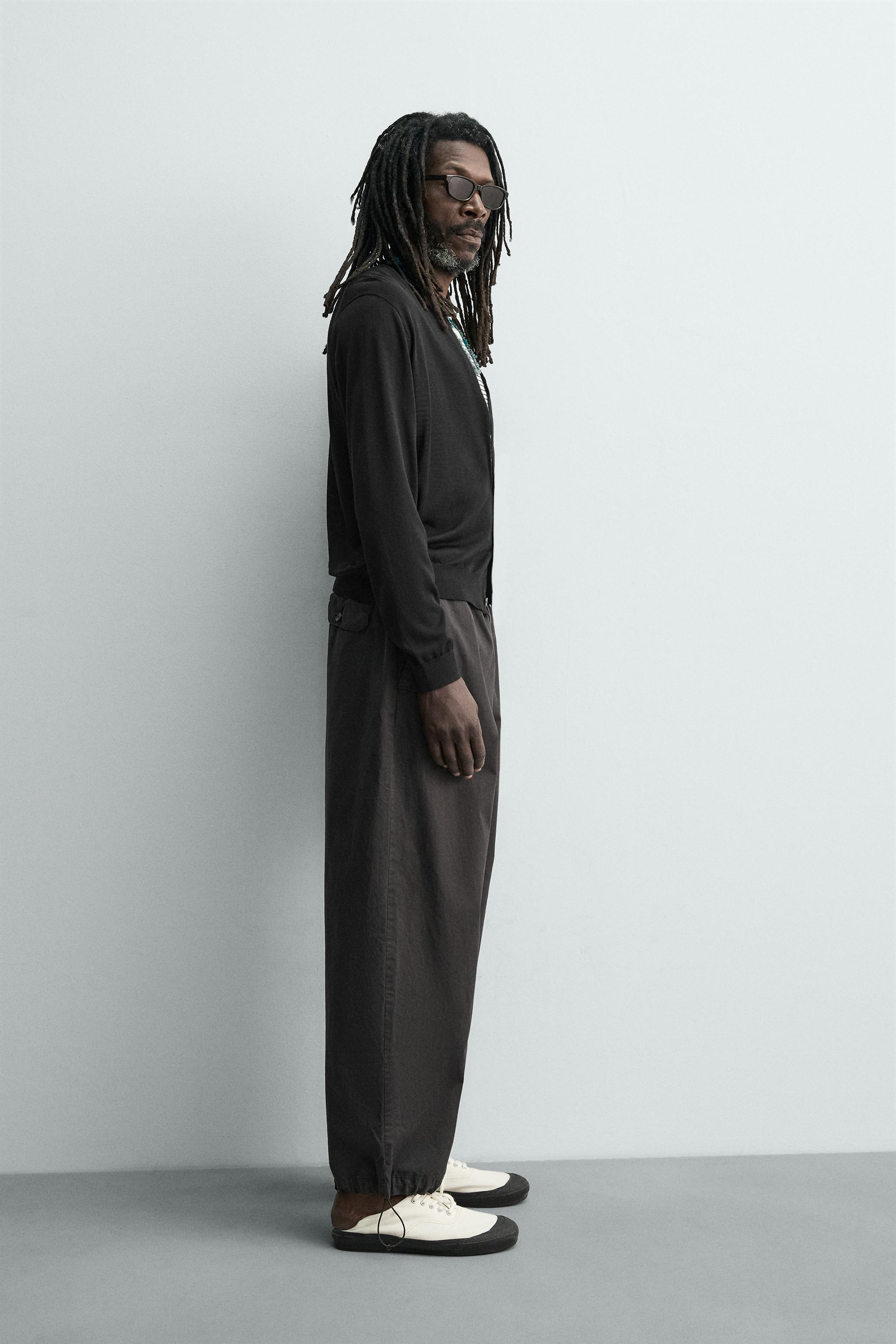 Aaron Levine x Zara シルクカーディガン - ブラック | ZARA Japan / 日本