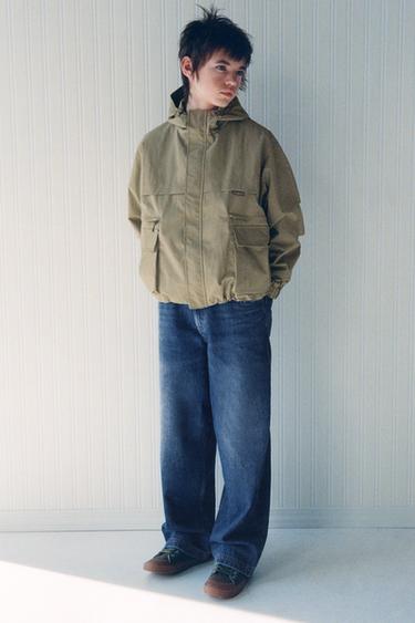 SHORT PARKA WITH POCKETS - Khaki by Zara