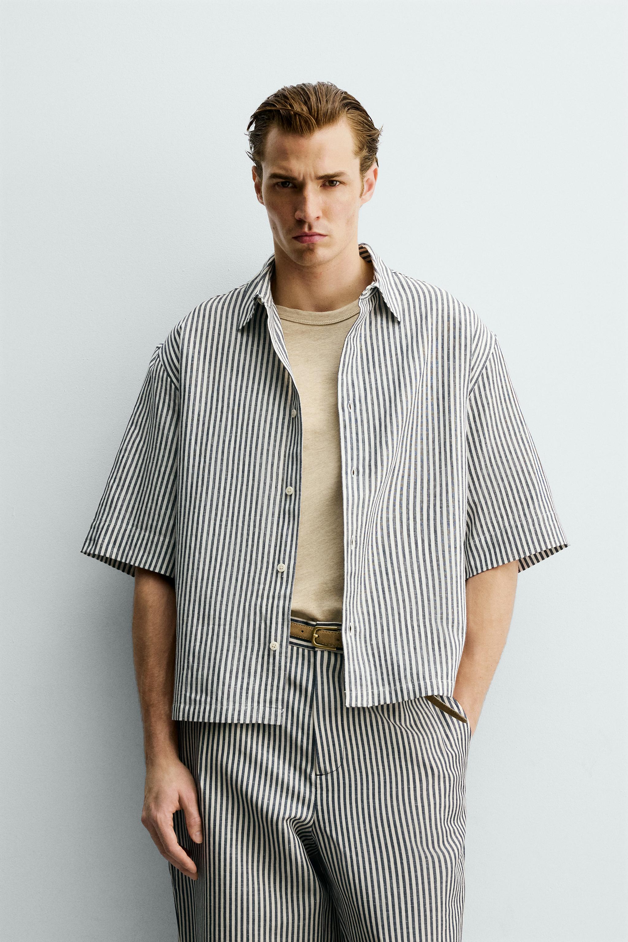 CHEMISE RELAXED FIT À RAYURES