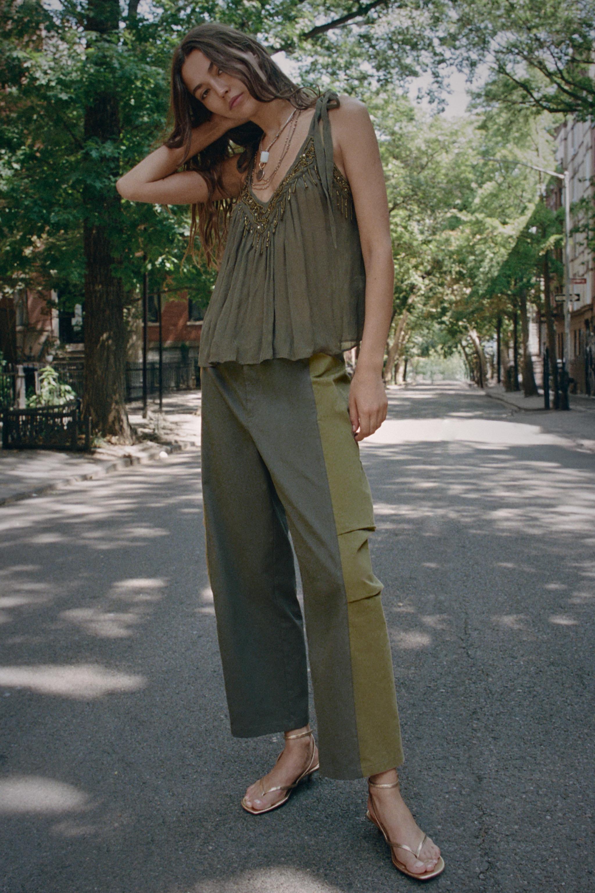 BEADED SEQUIN TOP