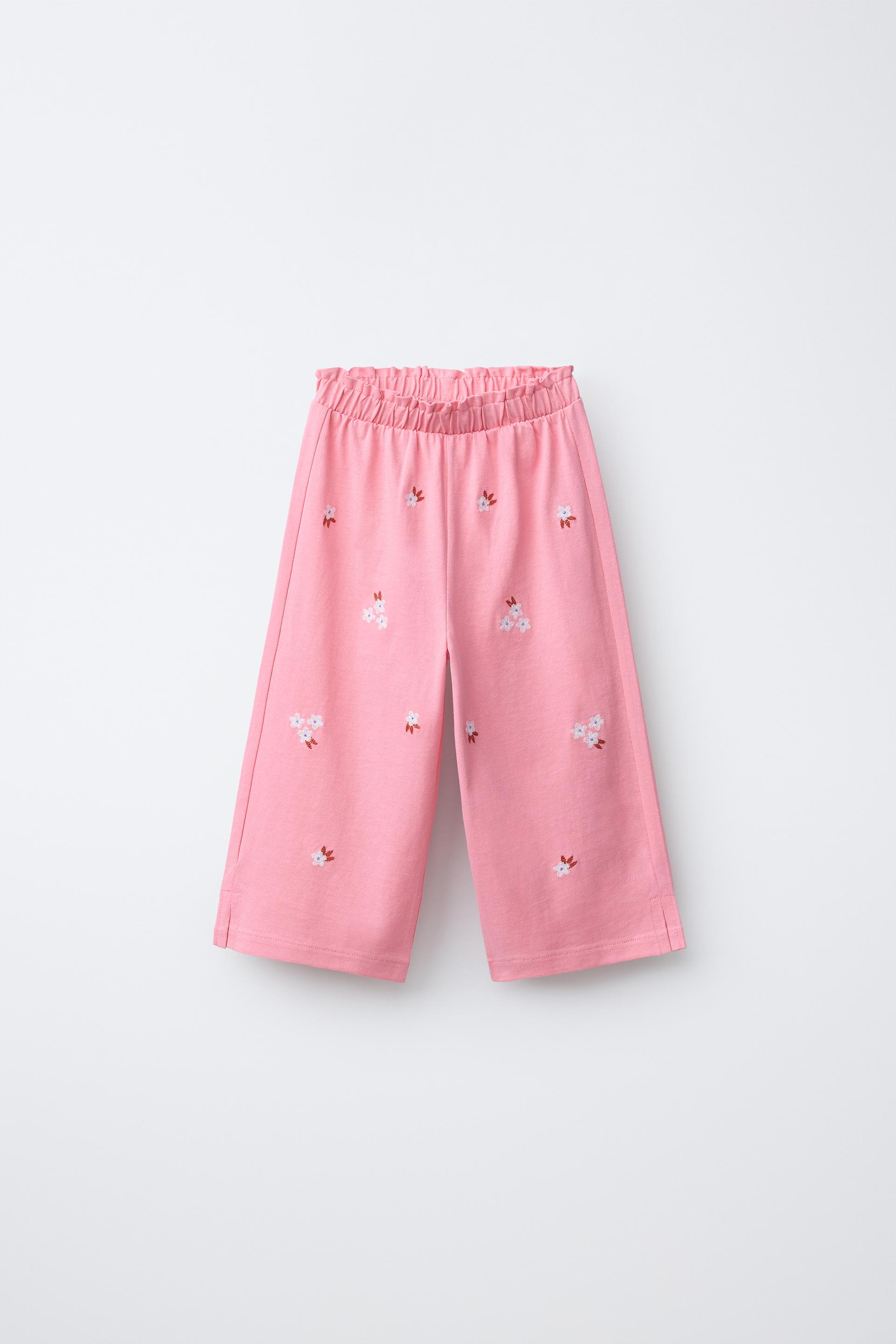 Embroidered Floral Culottes