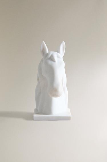 Zara HORSE BOOKEND - Ecru - Image 0