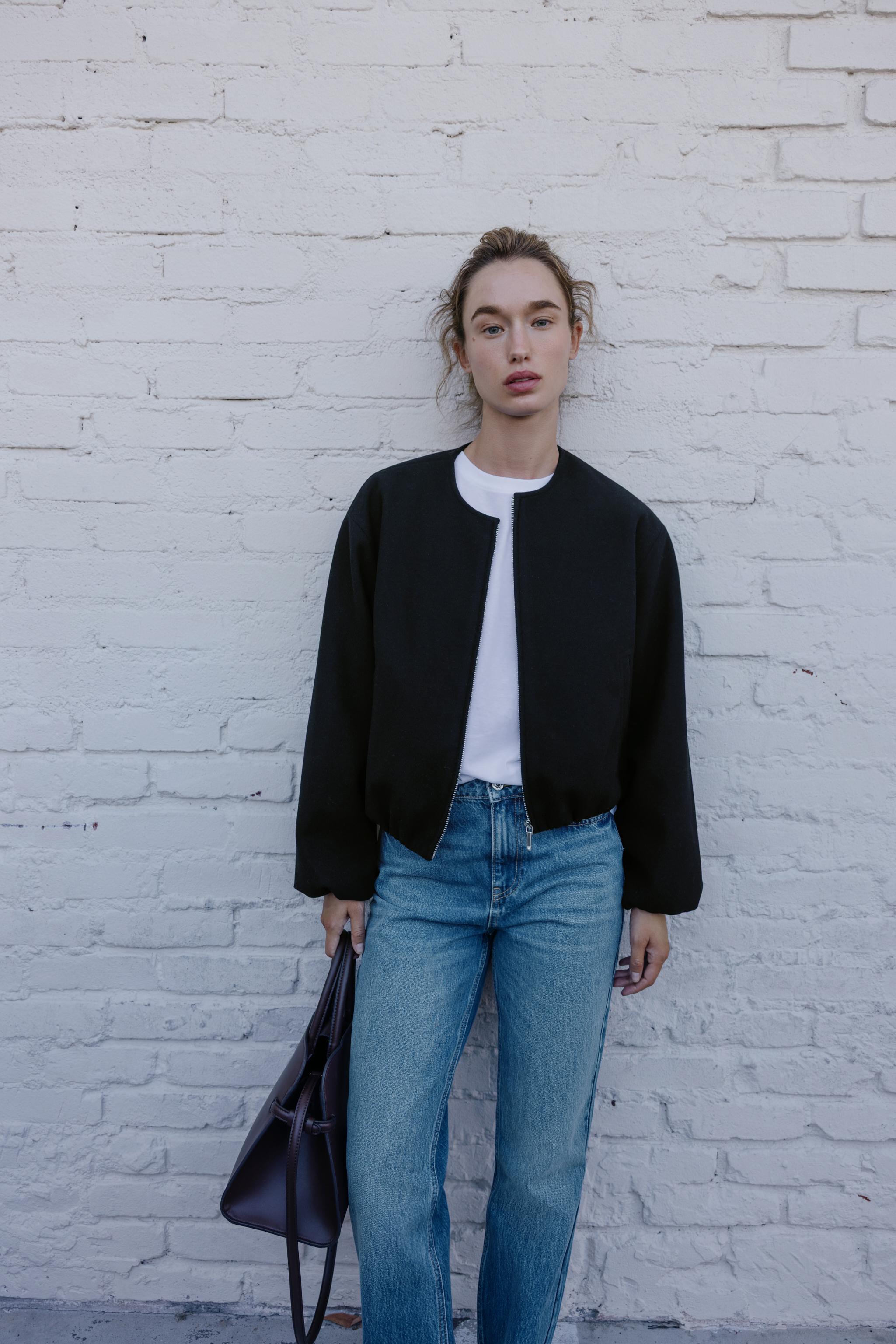 【今期新作】ソフトボンバージャケット　エクリュ　M ソフトボンバージャケット - エクリュ | ZARA Japan / 日本