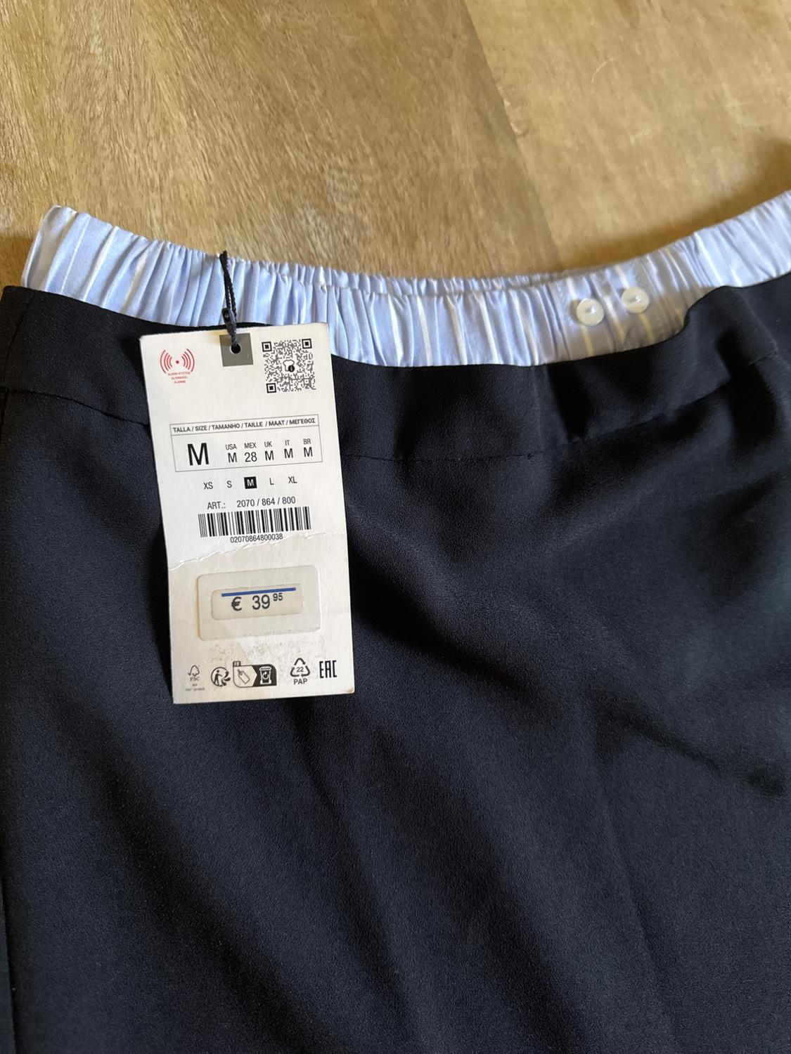 MIDI SKIRT WITH DOUBLE WAIST - Image 4