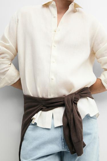 Zara 100% linen slim fit shirt - 299