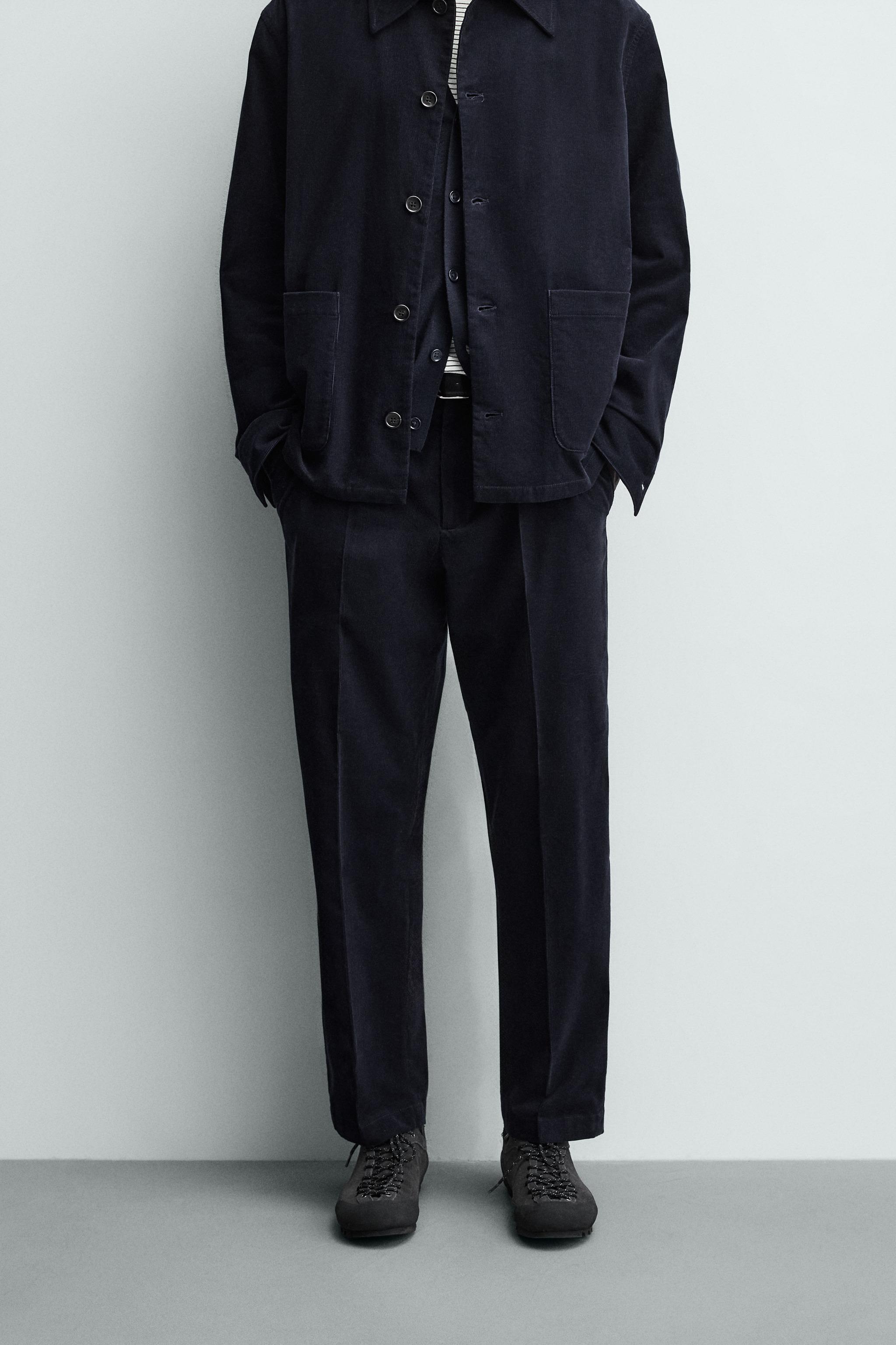 REGULAR FIT LIGHTWEIGHT CORDUROY PANTS